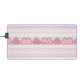 LED Gaming Mouse Pad — Pink Strawberry Kawaii RGB Desk Mat