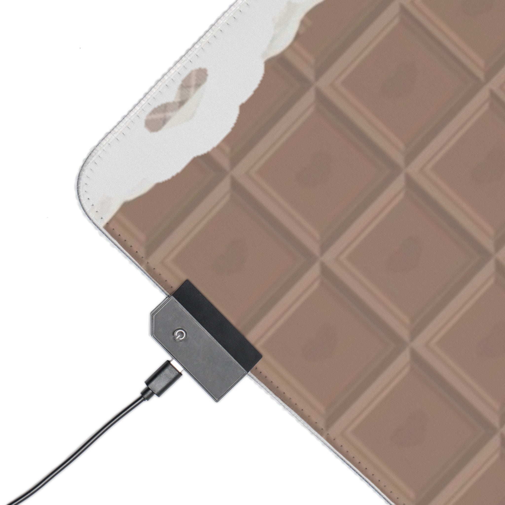 Sweet Angel LED Gaming Mouse Pad — Chocolate Bar Design with RGB Lighting