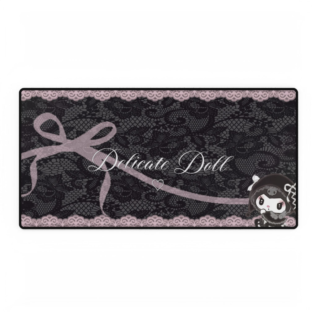 Delicate Doll Lace Desk Mat — Cute Gothic Gaming Mousepad